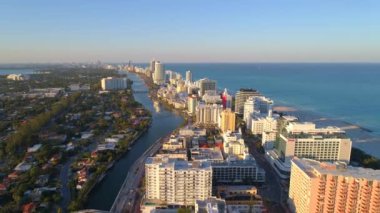 Miami Beach kınamak Hint Creek ve Atlantik Okyanusu arasında