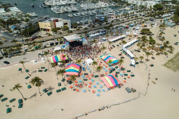 Florida Aids chodzić koncert Fort Lauderdale Beach spr — Zdjęcie stockowe