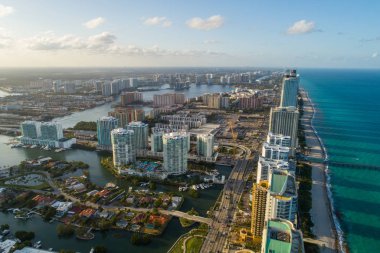 Sunny Isles Beach Florida dron vurdu