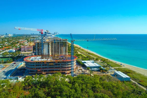 Ranta Arkkitehtuuri Asuintalo Miami Beach Yhdysvallat — kuvapankkivalokuva