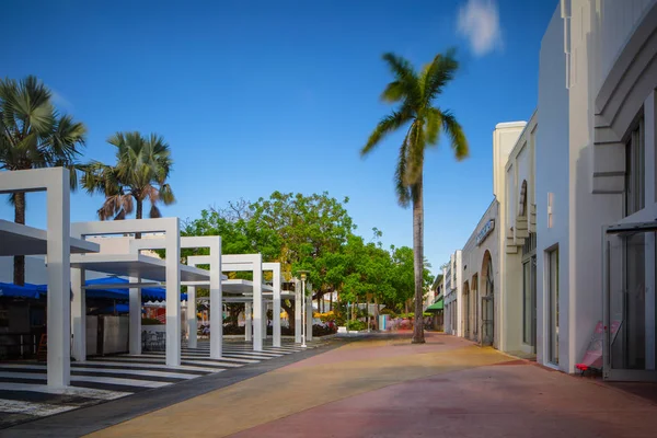Miami Beach Verenigde Staten April 2018 Stock Beeld Van Lincoln — Stockfoto