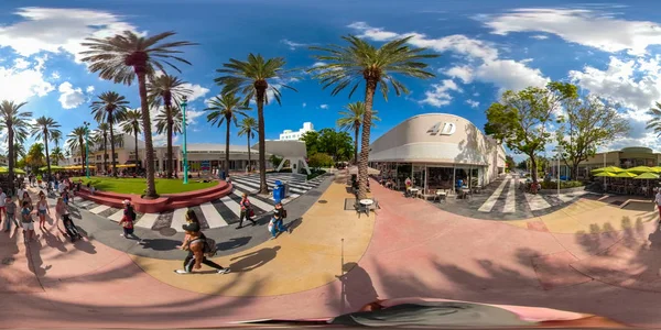 Miami Beach Eua Maio 2018 360 Imagem Realidade Virtual Miami — Fotografia de Stock