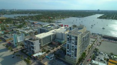 Hollywood Florida ABD Hava dron çekim