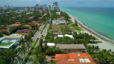 Hava Miami evler zengin ve ünlü dron görüntüleri
