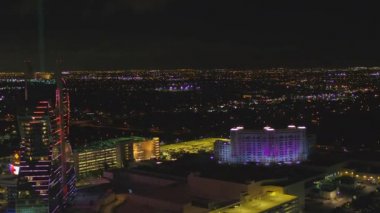  Aerial Seminole Hard Rock Kumarhanesi ve Hollywood Fl Usa Oteli