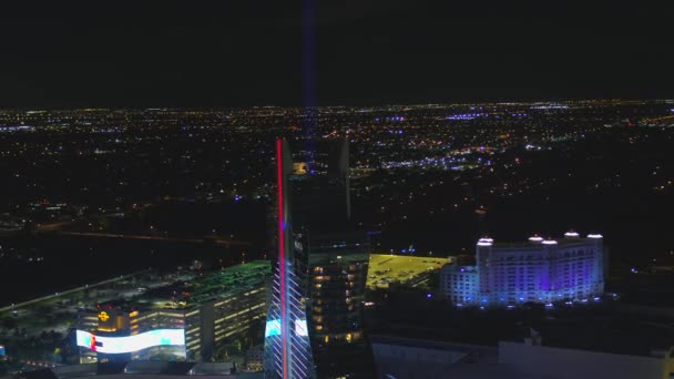 Flyover Aéreo Cinematográfico Seminole Hard Rock Hotel Casino Hollywood — Vídeo de Stock