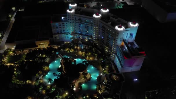 Seminole Hard Rock Lyx Casino Resort Hollywood Florida — Stockvideo