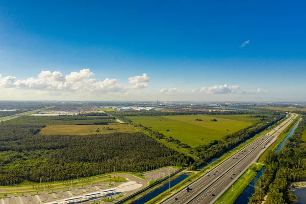 Miami Dream Mall 'ın gelecekteki sitesi Miami Dade Fl Usa — Stok fotoğraf