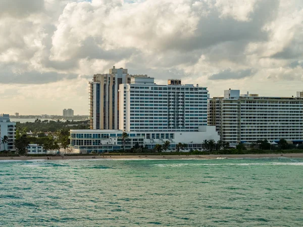 Fastigheter vid havet Miami Beach Fl — Stockfoto