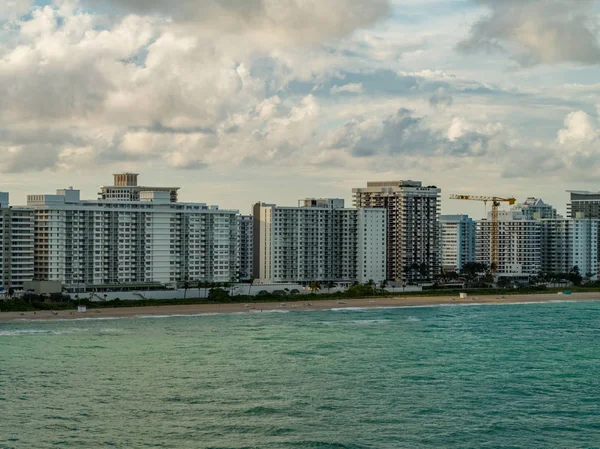 Onroerend goed aan zee Miami Beach Fl — Stockfoto