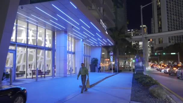 Монарк Орендує Квартири Центрі Маямі — стокове відео