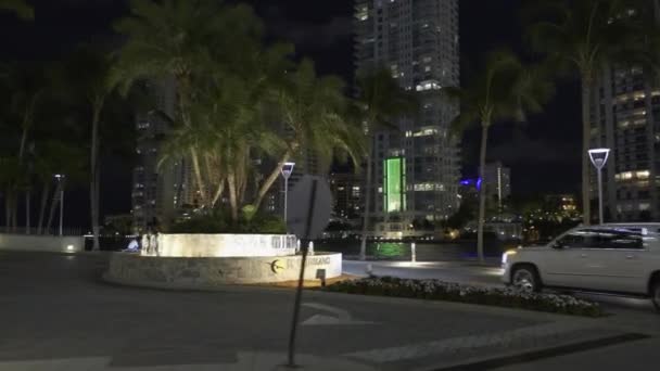 One Miami Condominium Downtown Gimbal Moving Video — стокове відео
