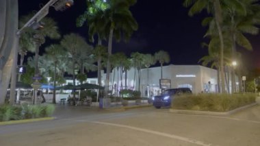 Lincoln Yolu alışveriş gezisi Miami Plajı FI gece videosu