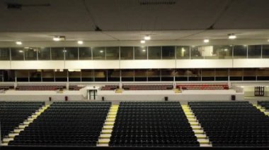 Havadan çekilen çekim sporu stadyum koltukları 