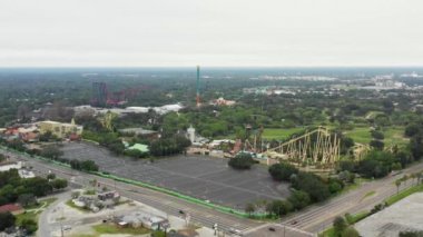 Busch Gardens Tampa 'nın güzel hava görüntüleri