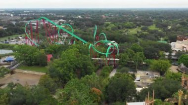Florida 'daki Kumba Roller Coaster Tampa Busch Gardens