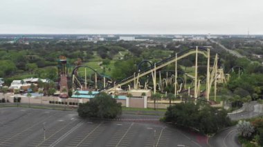 Montu Roller Coaster Busch Gardens Tampa Florida