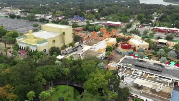 Busch Gardens Park Tematyczny Florydzie Usa — Wideo stockowe
