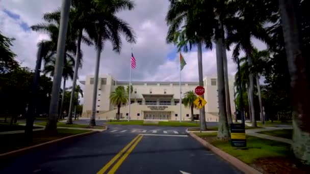 Filmik Wideo Uniwersytetu Watsco Center Miami — Wideo stockowe