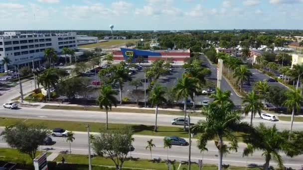 Flygfoto Video Köpa Homestead Florida City — Stockvideo