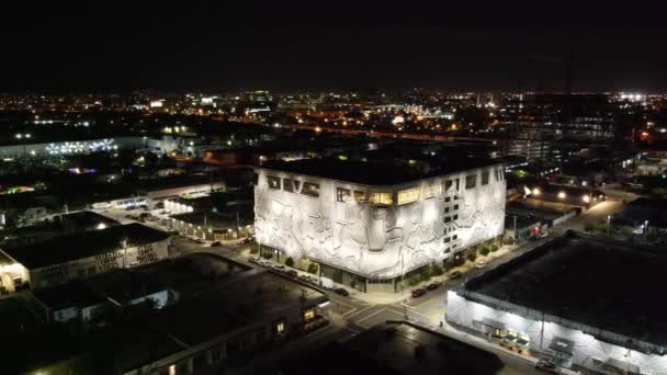 Vídeo Aéreo Wynwood Parking Garage Miami — Vídeo de stock