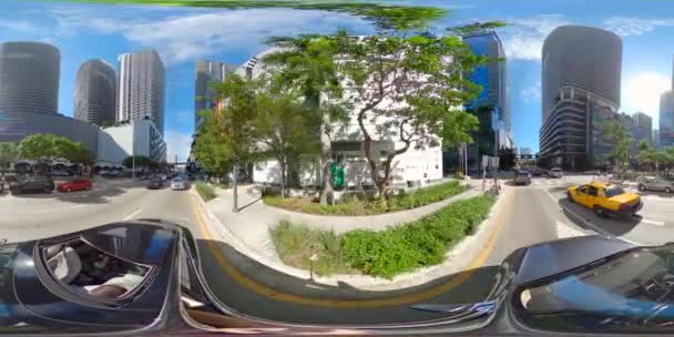 360 Városnézés Miami Brickell City Centre — Stock videók