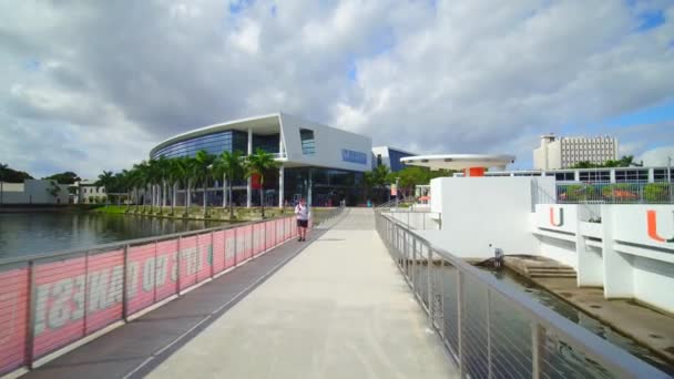 Donna Shalala Student Center Uniwersytecie Miami — Wideo stockowe