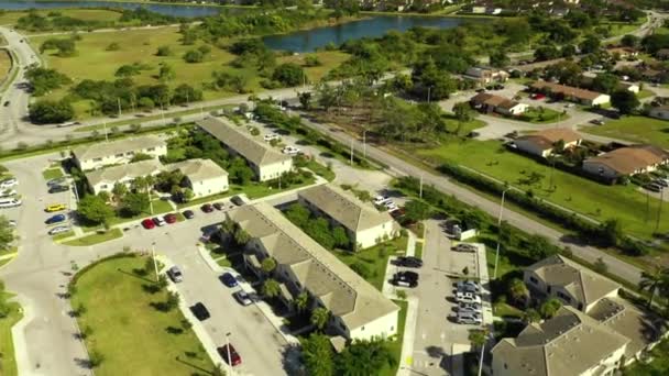 Video Aerei Homestead Florida Alloggi Sviluppi — Video Stock