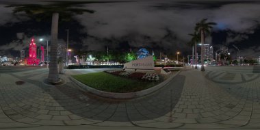 Şehir merkezi Miami Limanı giriş tarihi heykel 360 equire