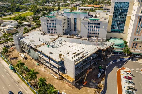 Aventura krankenhausbau erweiterung 2019 — Stockfoto