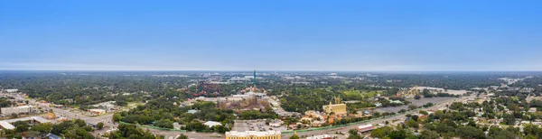 Aerial panorama Busch Gardens Tampa Florida theme park USA — Stock Photo, Image