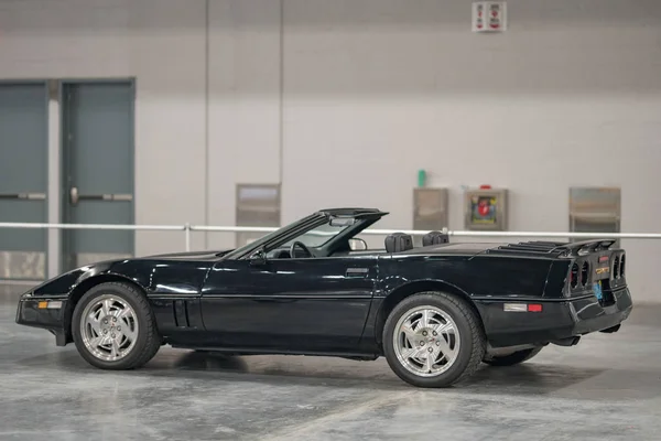 Svart c4. Corvette cabriolet — Stockfoto