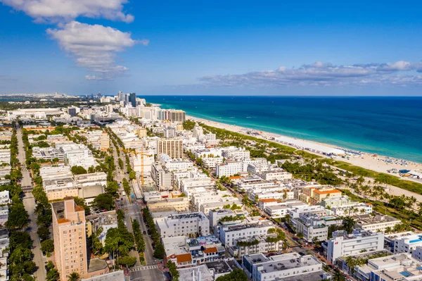 Miami Beach Hotels Und Appartementhäuser — Stockfoto