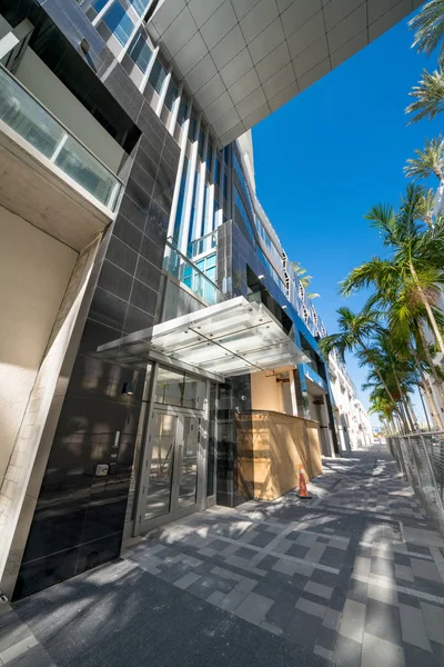 Främre Ingången Till Paramount Tower Downtown Miami Worldcenter — Stockfoto