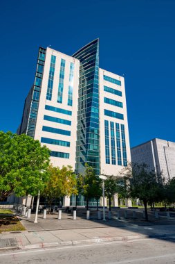 Biz Bölge Mahkemesi Katibi 400 Kuzey Miami Bulvarı Modern Mimari Usa