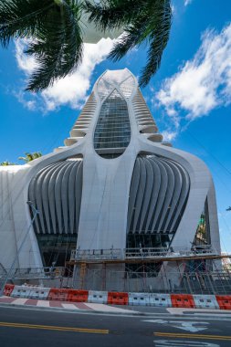 Bin Müze Binası Lüks Apartman Binası Miami Florida Usa şehir merkezi