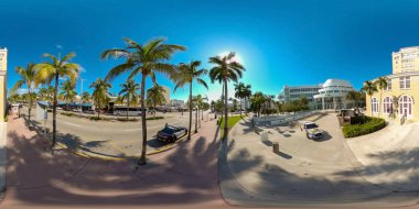 360 fotoğraf Miami Plajı Washington Bulvarı Polis Merkezi