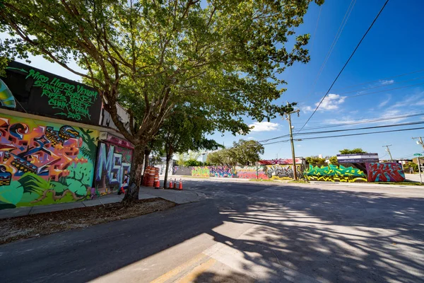 Graffiti Art Walls Wynwood Miami — Stock Photo, Image