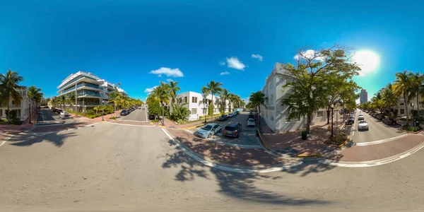 Miami Beach Street Scene 360 — Stock Photo, Image