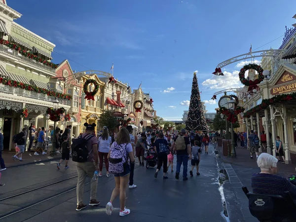 Фото Magic Kingdom Disney World Orlando Florida Декабрь 2019 — стоковое фото