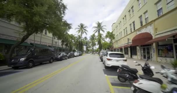 Lincoln Road Miami Beach Motion Video 2019 — Stock Video