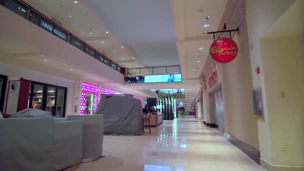 Aventura购物中心4K运动视频镜头 — 图库视频影像