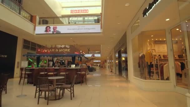 Motion Video Aventura Mall Florida Usa Editorial — Vídeo de stock
