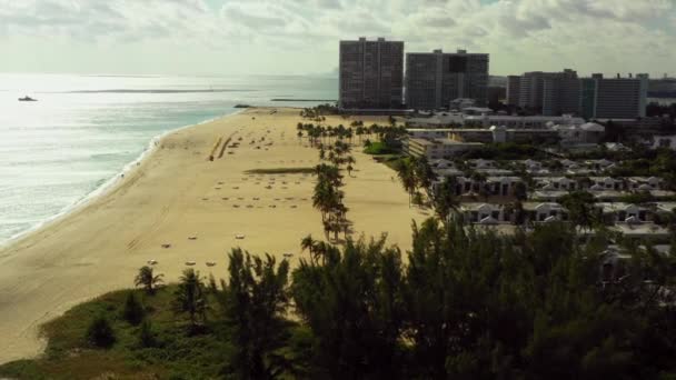 Aerial Video Oceanage Lago Mar Beach Resort Club Fort Lauderdale — 图库视频影像