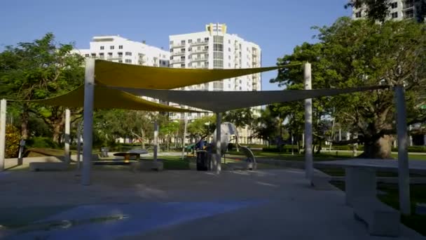 Parque Infantil Parque — Vídeo de Stock