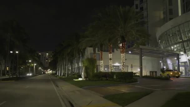Bovenstad Marina Lofts Miami Aventura — Stockvideo