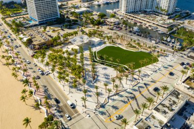 Hava Kalesi Lauderdale Sahili Florida Las Olas ve A1a