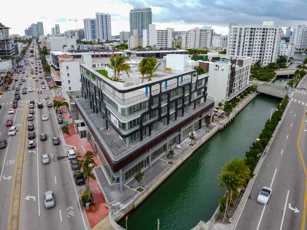 Kimpton Hotel Palomar South Beach aerial photo — Stockfoto