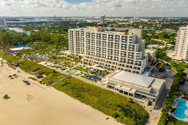 Lázně v přístavu Beach Marriott Resort Fort Lauderdale Fl — Stock fotografie
