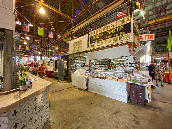 Yellow Green Farmers Market Hollywood Florida — Stock fotografie